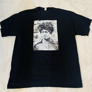 Watch It Sucka - Esther Black Graphic Tee with Iconic Portrait